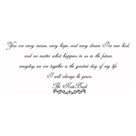 Decomural The Notebook I Will Always Be Yours WS-43996
