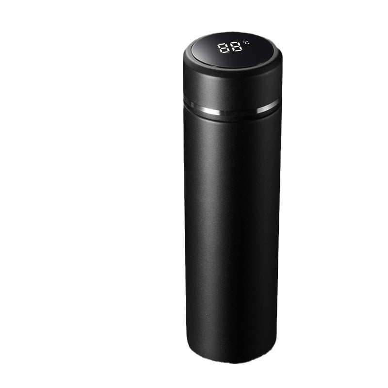 Xusx111 - Botella De Agua De 500 Ml Con Pantalla De Temperatura Led, Botella De Agua Aislada Al Vacío, Taza De Automóvil De Acero Inoxidable 316travel, A Prueba De Fugas Mantenga Frío Y Mantenga Calie