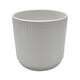 thumbnail image 4 of Macetero Maceta De Ceramica Blanco Con Linea Cuadrada S blanco, 4 of 8