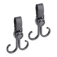 Bothyi - 2 Ganchos Para Cochecito, Colgador Giratorio Para Cochecito Para Dormitorio, Bicicleta, Bolsa De Comestibles