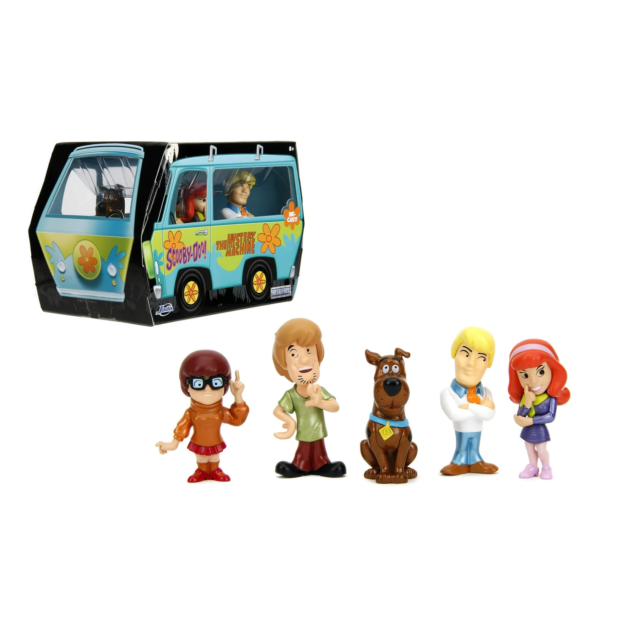 Figuras Fundidas A Presión Jada Toys Metalfigs 2.5 Scooby-doo! ¡paquete De 5