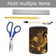 thumbnail image 5 of Bendy y la Máquina de Tinta-theme Cylinder Pen Holder Pencil Organizer with Flannel Lining PVC Leather Material Cardboard Base for study work 10*8CM, 5 of 6