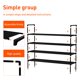thumbnail image 4 of Organizador de zapatos Nbwxcwbs de 4 niveles para pasillos estrechos, 4 of 7