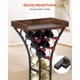 thumbnail image 3 of Botellero VEVOR para 15 Botellas con Estructura de Hierro y Tapa de Madera 43x29x89 cm, 3 of 9