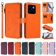 thumbnail image 3 of Funda Cartera Mariposa para [Xiaomi 14] con Soporte y Cremallera Naranja, 3 of 6
