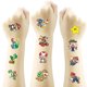 thumbnail image 2 of Tatuajes temporales YINGXIANG 60 piezas con dibujos animados para niños, 2 of 4