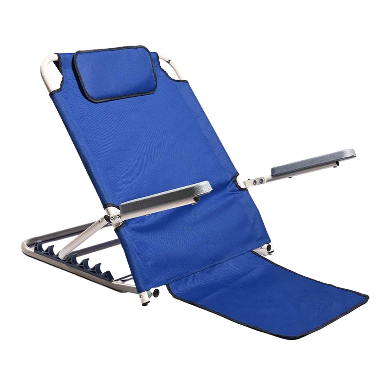 Magideal - Respaldo De Cama Elevadora, Silla De Playa, Almohadas De Descanso Para Cama De Lectura, Silla De Suelo Con Respaldo Para Pesca, Césped, Dormitorio De