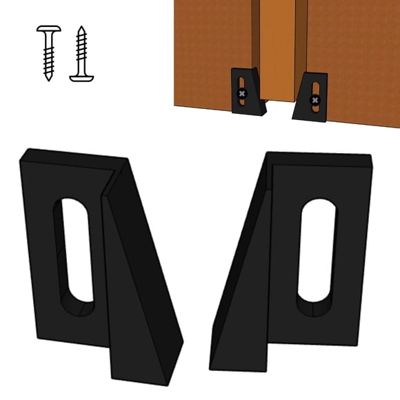 Guía inferior para puerta corrediza de bolsillo, ajuste universal Grovers Home Solutions