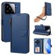 thumbnail image 1 of Funda con Billetera para [Xiaomi 15] con Bolsillo Zipper y Tarjetero Azul, 1 of 6