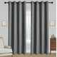thumbnail image 1 of 1 Paño Cortina Lino Con Blackout 140x220 Gris oscuro, 1 of 3