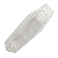 Magideal - Combo De Carcasa Completa De Bricolaje/Base Superior E Inferior Modificada Carcasa Protectora Transparente De Pc Transparente Para 8081 Barbershop.