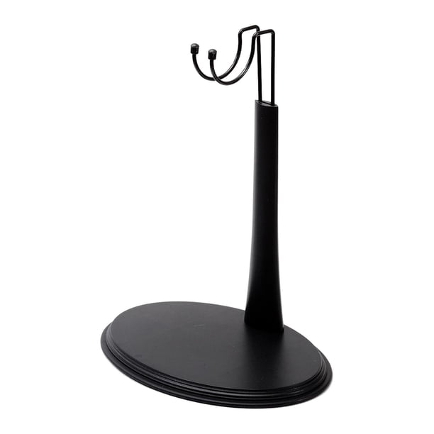 Soporte para muñecas de 12 pulgadas, soporte de plástico para figuras de acción, base de exhibición para figuras de acción a escala 1/6, color negro , B B