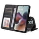 thumbnail image 4 of Funda Billetera para Motorola Moto G56 con Porta Tarjetas y Soporte Ajustable Negro, 4 of 6