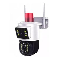 Leon Import - Camara Dual Vision Domo Ip Wifi + Baliza Roja - App Yoosee