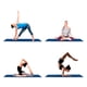 thumbnail image 2 of Mat de Yoga Diseño Líneas de Ajuste Corporal Azul, 2 of 6