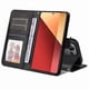 thumbnail image 5 of Funda Billetera para Xiaomi Redmi 13 Pro 4G con Porta Tarjetas y Soporte Ajustable Negro, 5 of 5