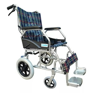 Genérico - Silla De Ruedas Freno Doble Paseo Y Traslado Aluminio Kjt108A Oneder
