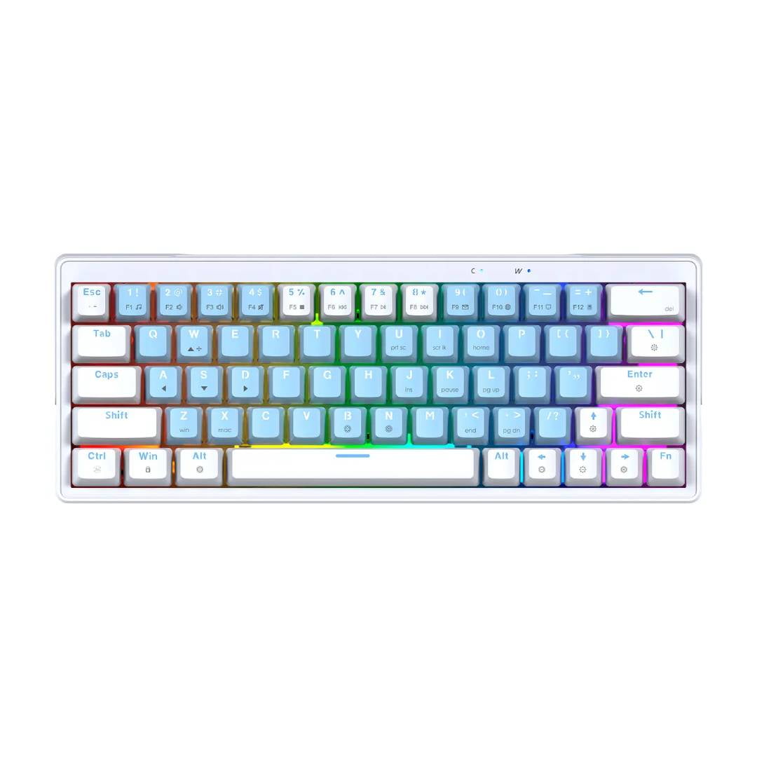 Teclado Fantech Atom X63 Mk611 Ame Blue (switch Taro)