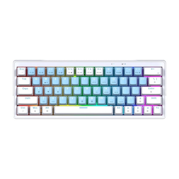 Teclado Fantech ATOM X63 MK611 AME Blue (Switch Taro)