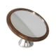 thumbnail image 1 of Espejo Shot Espresso Ajustable Base Madera 7cm Plata Nogal, 1 of 3