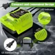 thumbnail image 4 of Cargador de Batería Rápido para Greenworks Estación de Carga Mini de Batería de 40V con LED, 4 of 8