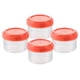 thumbnail image 1 of 4 Uds. Botellas Peque?as Para Apretar, Contenedor Portátil De Almacenamiento De Alimentos, Botellas Para Condimentos, Redondas, Rojas, 1 of 5