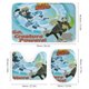 thumbnail image 3 of Wild Kratts-theme 4-Piece Shower Curtain Set with Rugs, Waterproof Bathroom Decor Set Includes Bath Mat, U-Shaped Rug, Toilet Lid Cover and Curtain with Hooks, 3 of 6