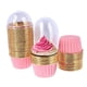 thumbnail image 3 of Moldes de aluminio para cupcakes, 50 cápsulas de aluminio para hornear, cápsulas desechables de aluminio para cupcakes, moldes para cupcakes, para muffins y cupcakes, moldes para repostería, 3 of 8