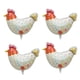 thumbnail image 1 of Globos de aluminio CSTYWC con forma de pollo para cumpleaños, fiesta de baby shower, 4 unidades, 1 of 4