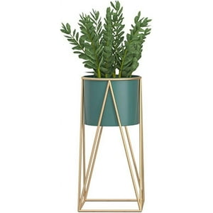 Kautiva - Gala Dorado Con Maceta Azul S