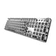 thumbnail image 2 of Teclado mecánico para juegos, teclado Retro Punk de 104 teclas, máquina de escribir, teclas redondas, teclado de juego Vintage para mujeres, hombres,, 2 of 5