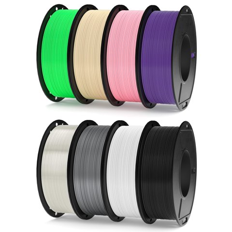 Filamento Para Impresora 3D Elegoo Pla Plus De 1,75 Mm, 250 G, 8 Colores