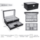 thumbnail image 2 of Caja Organizadora Relojes Y Joyas 2 Niveles Cofre Joyería, 2 of 9