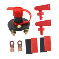 Ioensy - Interruptor De Apagado De Batería Para Rv, Resistente Al Desgaste, Interruptor De Apagado De Energía Para Camión, Furgoneta De 12-24 V