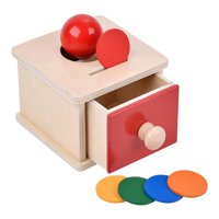 Magideal - Juguete De Caída De Bola De Desarrollo Montessori Juguetes Sensoriales Juguete De Inteligencia