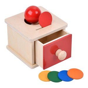 Magideal - Juguete De Caída De Bola De Desarrollo Montessori Juguetes Sensoriales Juguete De Inteligencia