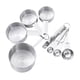 thumbnail image 1 of Juego De 8 Cucharas Y Tazas Medidoras, Cucharadita De Café Para Comida Líquida Seca, Barra De Cocina Plateada, 1 of 5