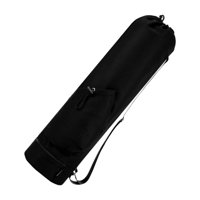 Ioensy - Bolsa Para Esterilla De Yoga, Bolsa Impermeable Para Deportes, Gimnasio, Portador De Esterilla De Yoga Para Ejercicio Físico, Color Negro