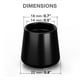 thumbnail image 5 of Tapones para patas de silla X-Protector, 16 piezas, 1,3 cm, antideslizantes, negros, 5 of 6