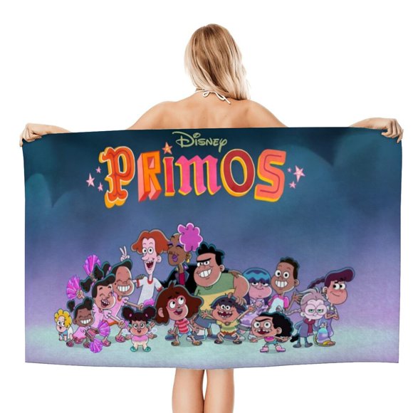 Primos Toalla de playa de secado rápido con diseño temático, regalo para mujeres y niñas, ideal para cumpleaños, fans, amantes de la música, uso en la playa o al aire libre, 78 × 180 cm