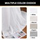 thumbnail image 5 of Juego de cortinas PrinceDeco de lino con 2 paneles, 132 x 213 cm, color blanco roto, 5 of 8