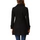 thumbnail image 3 of INSPIRE CHIC Abrigos de Mujer Cuello Peter Pan Abotonado Frontal Abrigo de Invierno XL Negro, 3 of 6