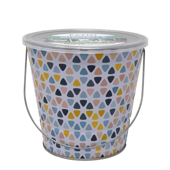 Vela en forma de balde de citronela para patio Essentials, 530 ml (paquete de 6)