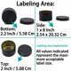 thumbnail image 4 of Envases de hojalata negra para velas Aroparc 120 ml, pack de 24, 4 of 7