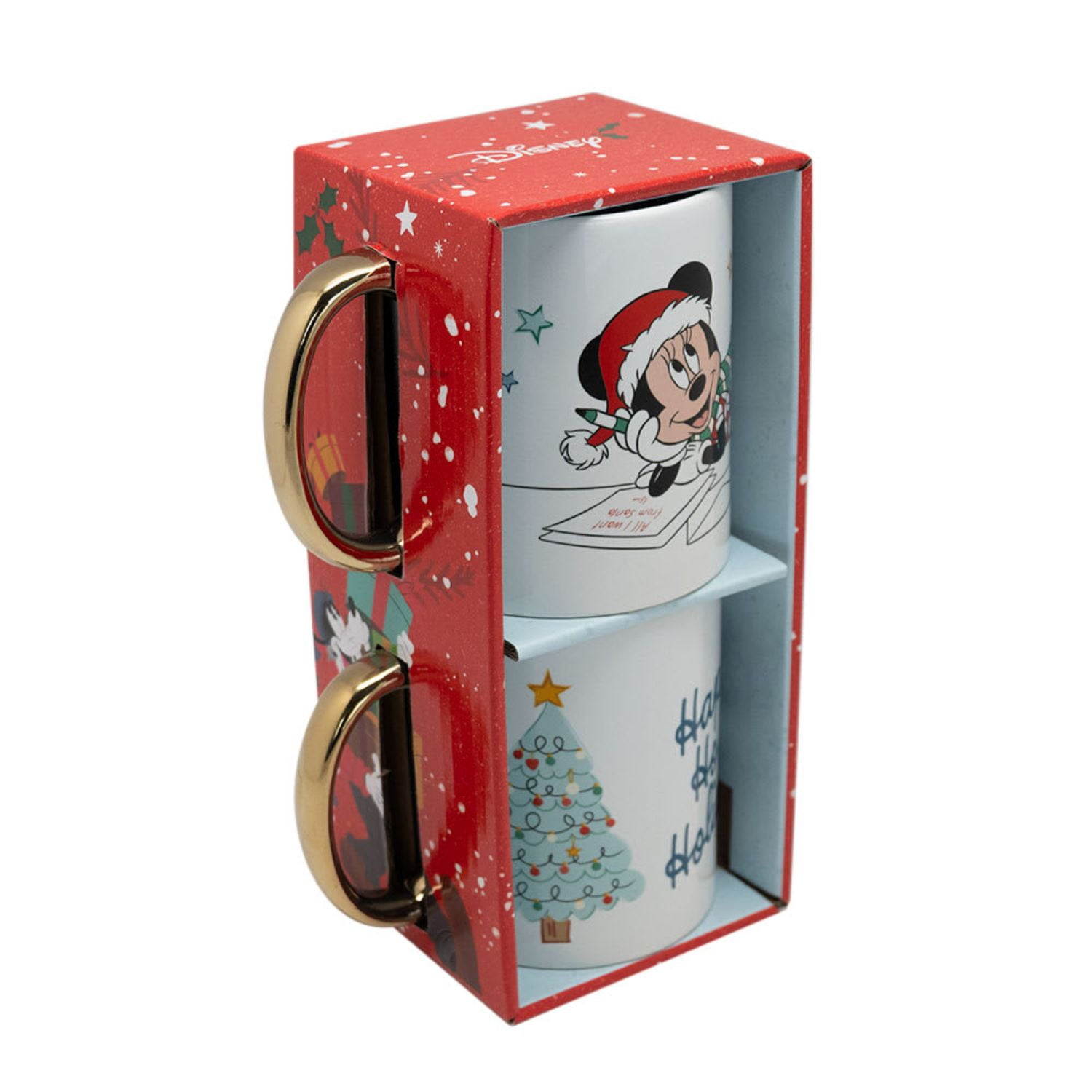 Set 2 Tazas 350ml Navideña Classic Ceramica Menaje Keep