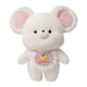 thumbnail image 4 of Juguete De Peluche De Dibujos Animados Que Se Acurruca Para El Compa?ero De Juguete Decoración De La Habitación De Vacaciones Blanco, 4 of 5