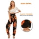 thumbnail image 3 of Pantalones de mujer, pantalones de yoga bohemios de cintura alta con bolsillos lavables a máquina, 3 of 5