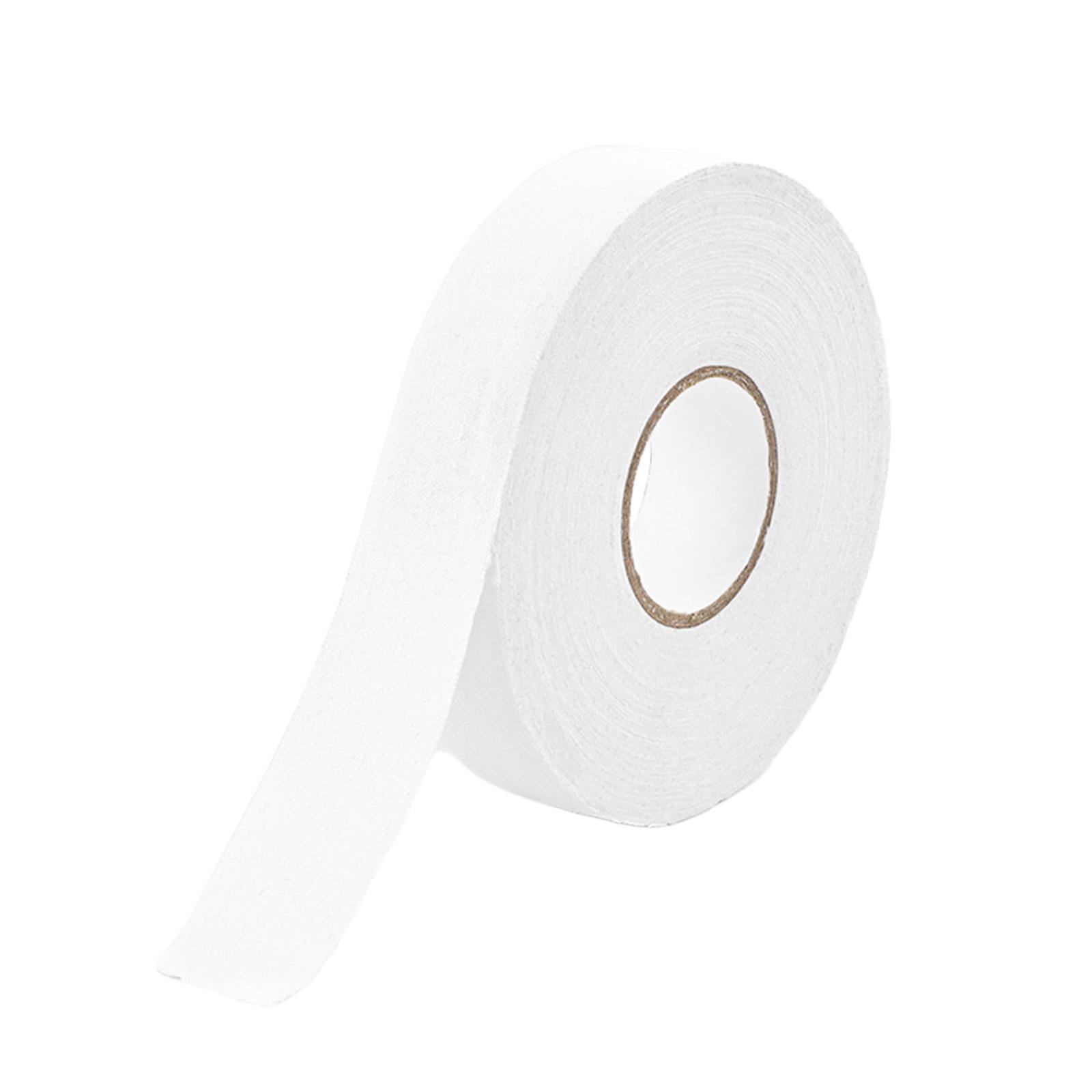 Magideal - Cinta De Tela Para Hockey Sobre Hielo, Cintas Para Caña De Hockey, Cinta Para Calcetines De Hockey De 27 Yardas, Cinta De Hockey Para Ejercicio, , Blanco