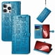 thumbnail image 1 of Funda Cartera FOXDOCK para iPhone 16 Pro Max , Flip PU con Relieve de Gatos y Perros, Tarjetero y Soporte, 1 of 6
