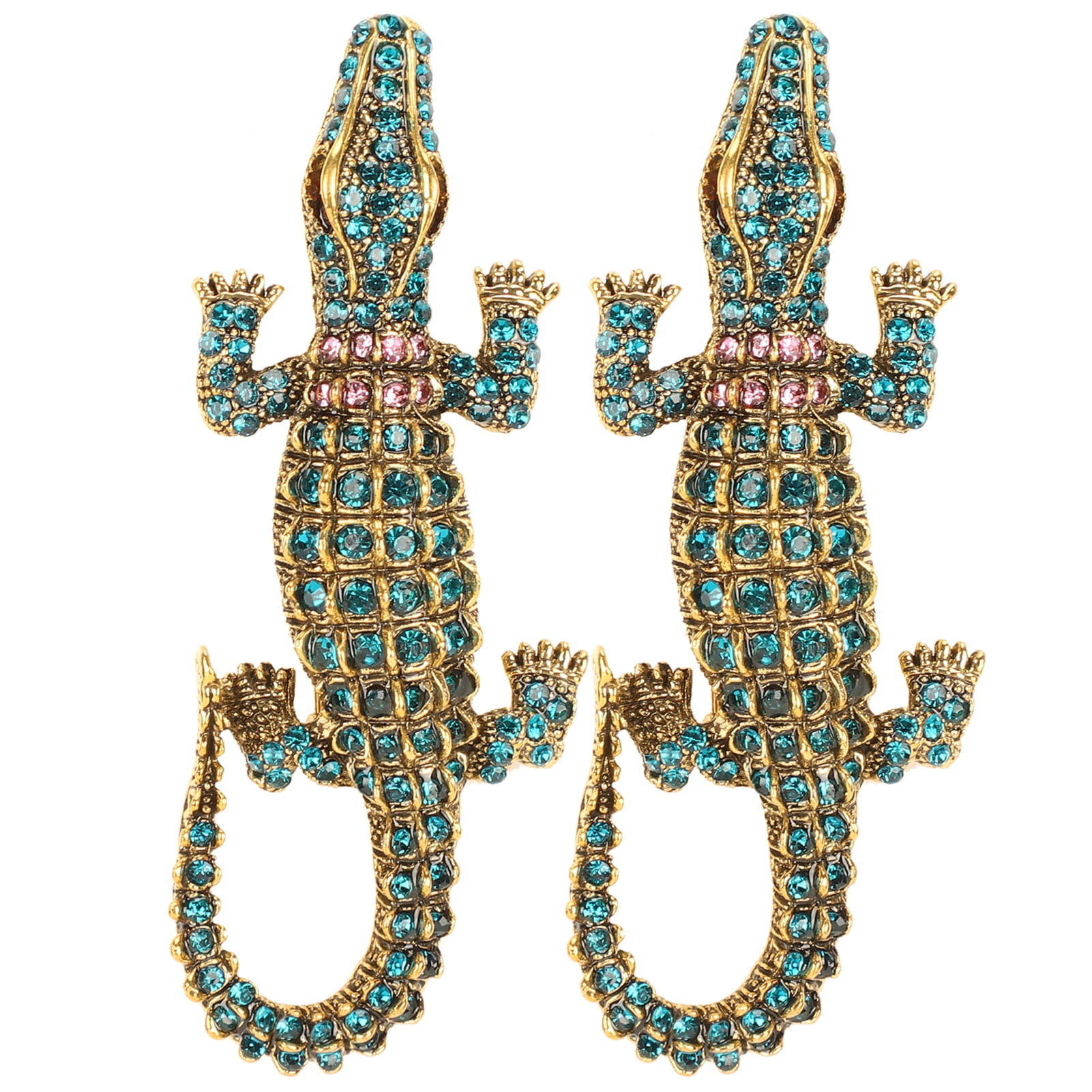 2 Piezas De Broche Vintage Con Diseño De Dibujos Animados, Alfiler De Solapa De Aleación, Elegante Decoración De Ropa De Moda